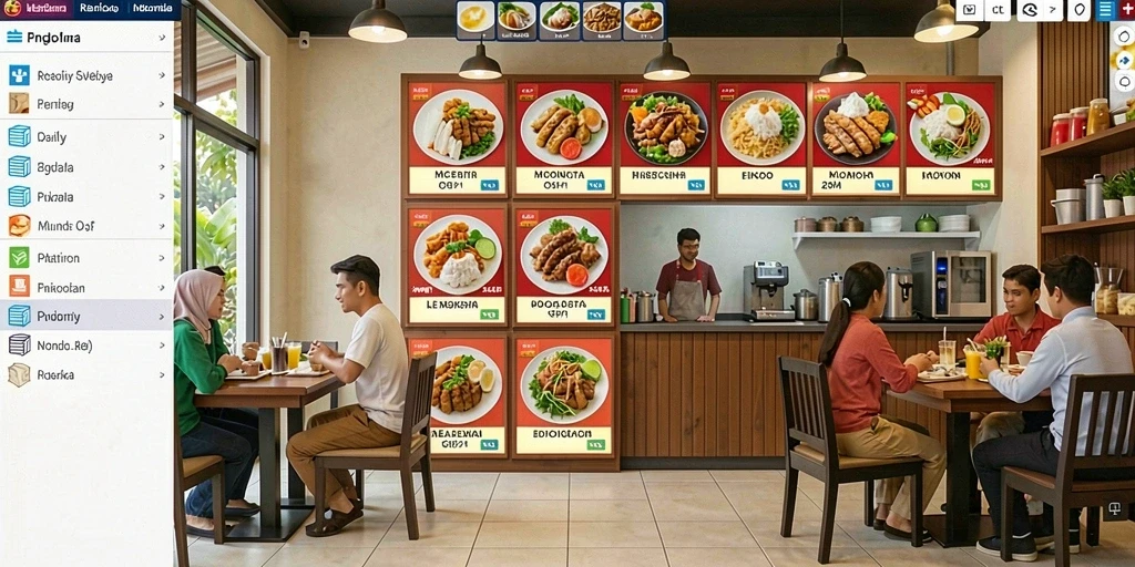 Tampilan antarmuka yang sederhana dan mudah dipahami.
