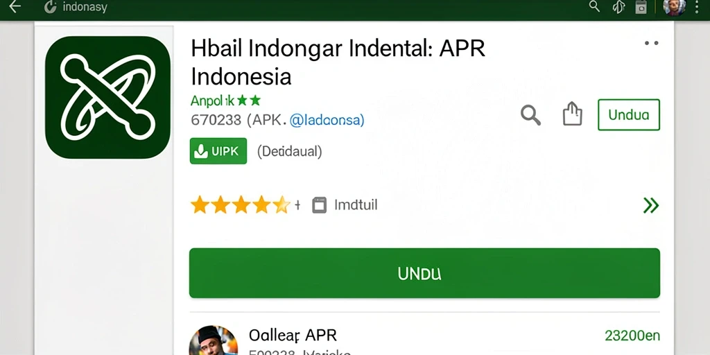 Tampilan antarmuka yang intuitif dalam aplikasi.
