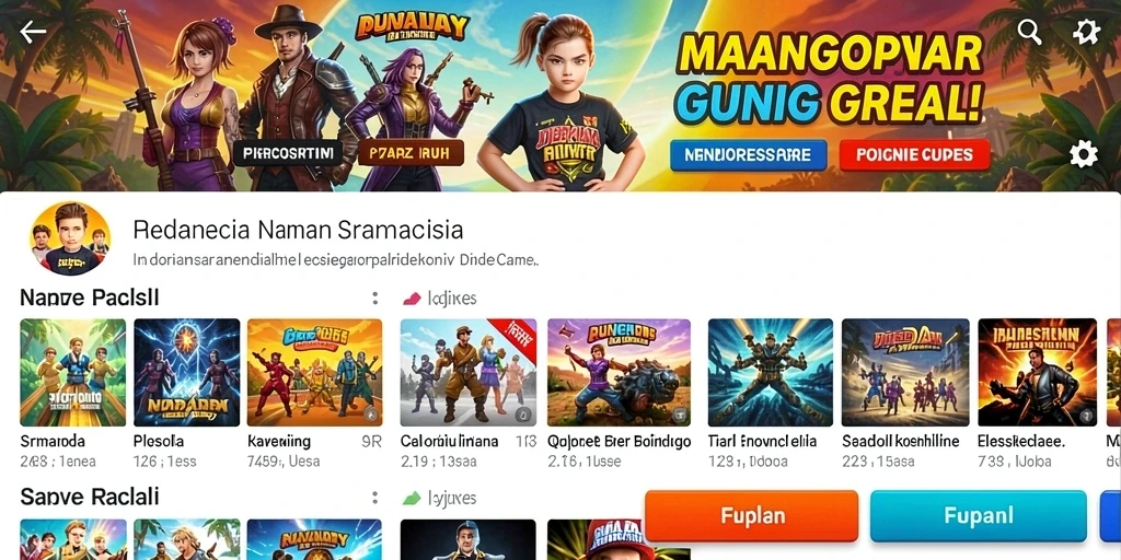 Tampilan awal yang menarik perhatian.