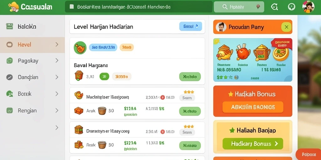 Tampilan antarmuka yang menarik dan mudah digunakan.