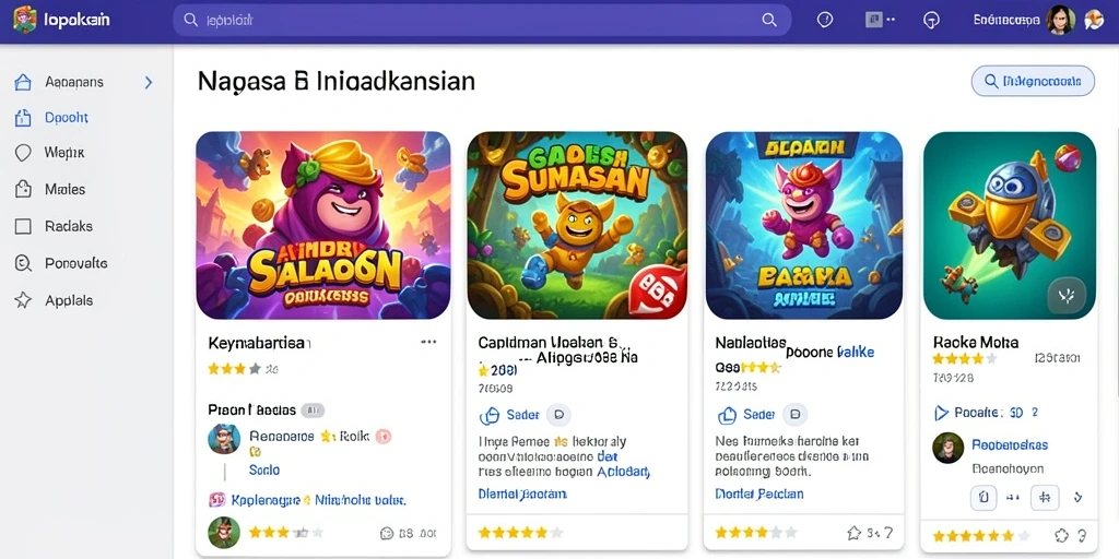 Tampilan antarmuka utama game MINISLOT.