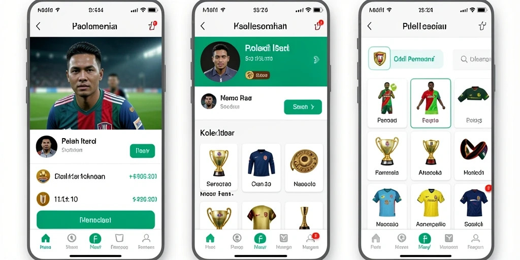 Tampilan menu utama yang menarik dan intuitif.