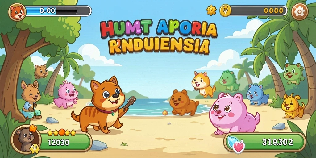 Tampilan awal yang menarik dan penuh warna.