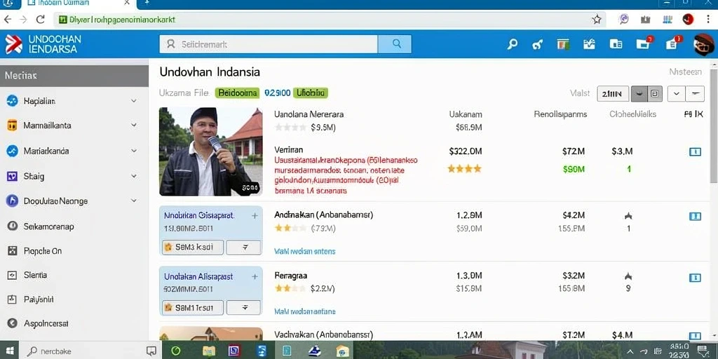 Tampilan utama RICH7 yang menarik.