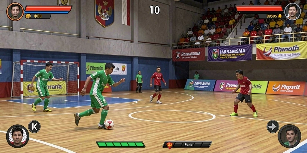 Tangkapan layar aplikasi menampilkan gameplay yang seru.