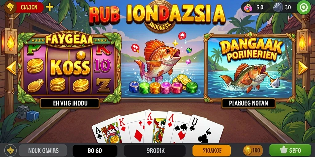 Tampilan grafis yang memukau dalam game.